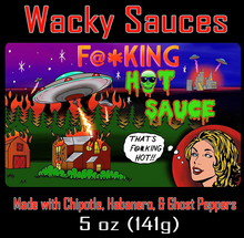 Load image into Gallery viewer, F@*KING HOT Original (12pk) - Wacky Sauces LLC
