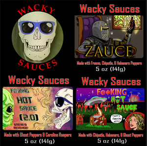WACKY VARIETY PACK (3-pack) - Wacky Sauces LLC