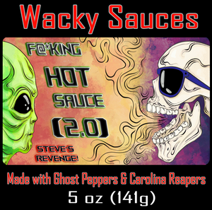 F@*KING HOT 2.0 (12pk) - Wacky Sauces LLC